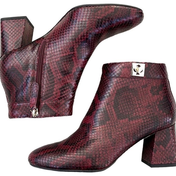 EUC Kate Spade Leather Ankle Boots - Picture 1 of 8